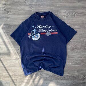 Vintage Navy Harley-Davidson T-Shirt